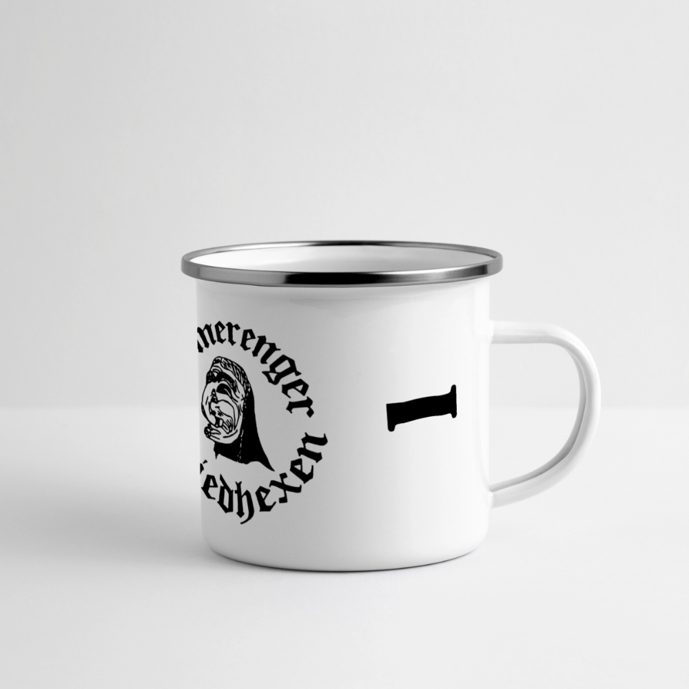Semerenger Riedhexen Tasse Metall - Weiß