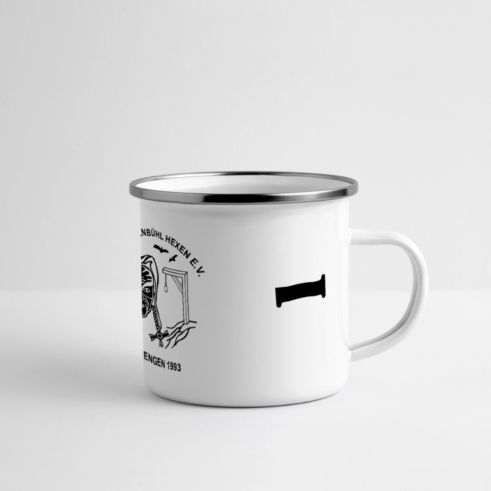 Galgenbühl Hexen Tasse Metall - Weiß