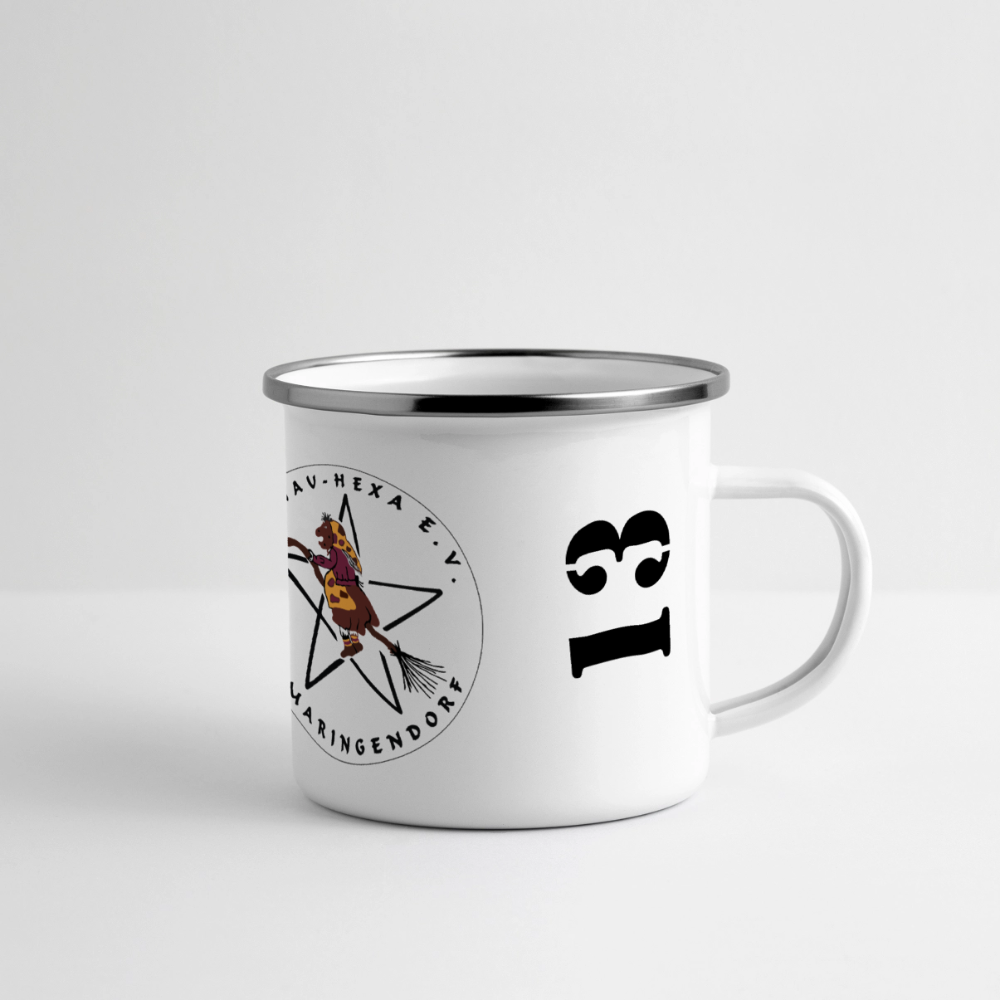 Donauhexa Tasse Metall - Weiß