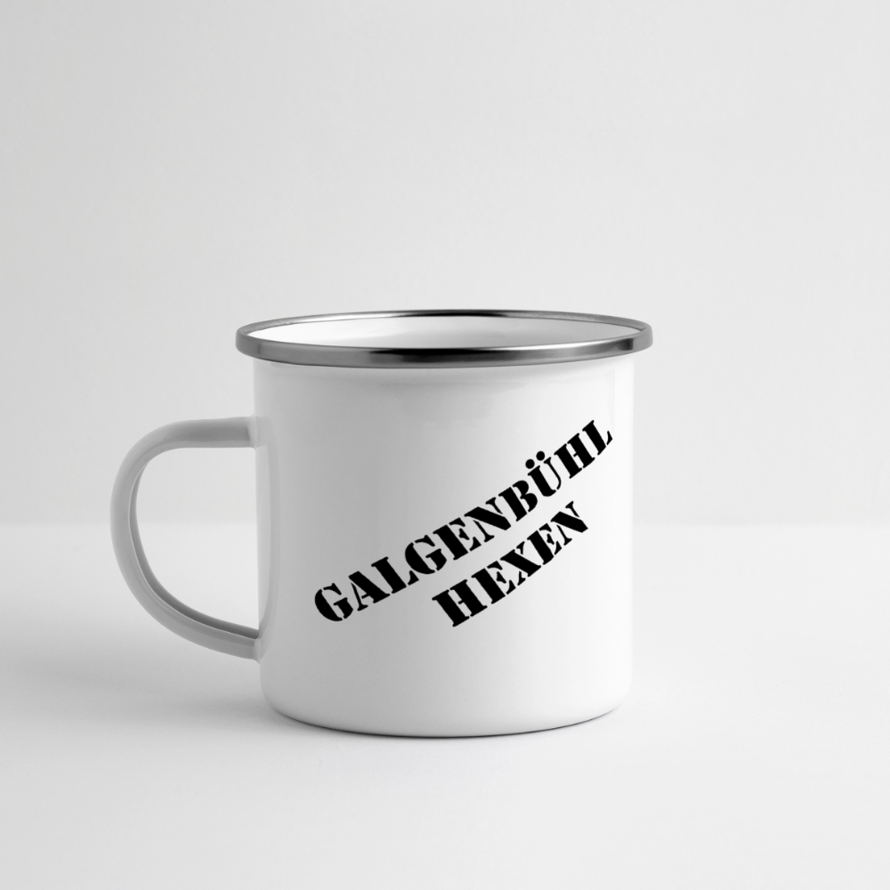 Galgenbühl Hexen Tasse Metall - Weiß