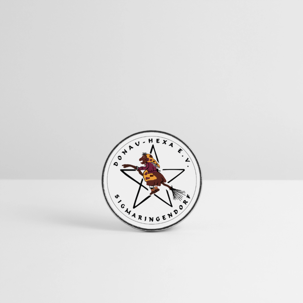 Runder Kühlschrankmagnet - Weiß