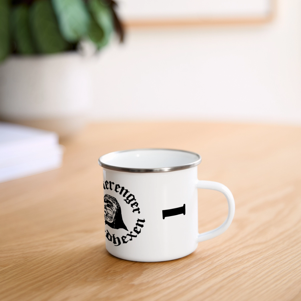 Semerenger Riedhexen Tasse Metall - Weiß