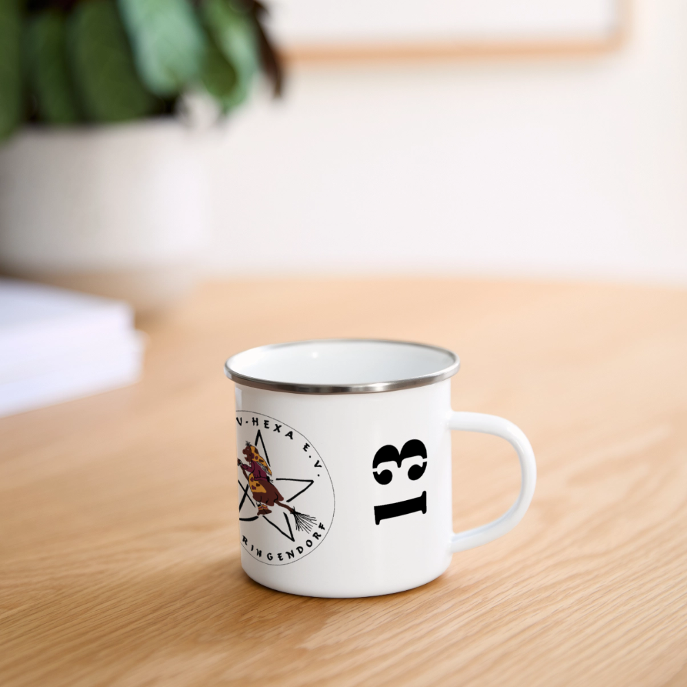 Donauhexa Tasse Metall - Weiß