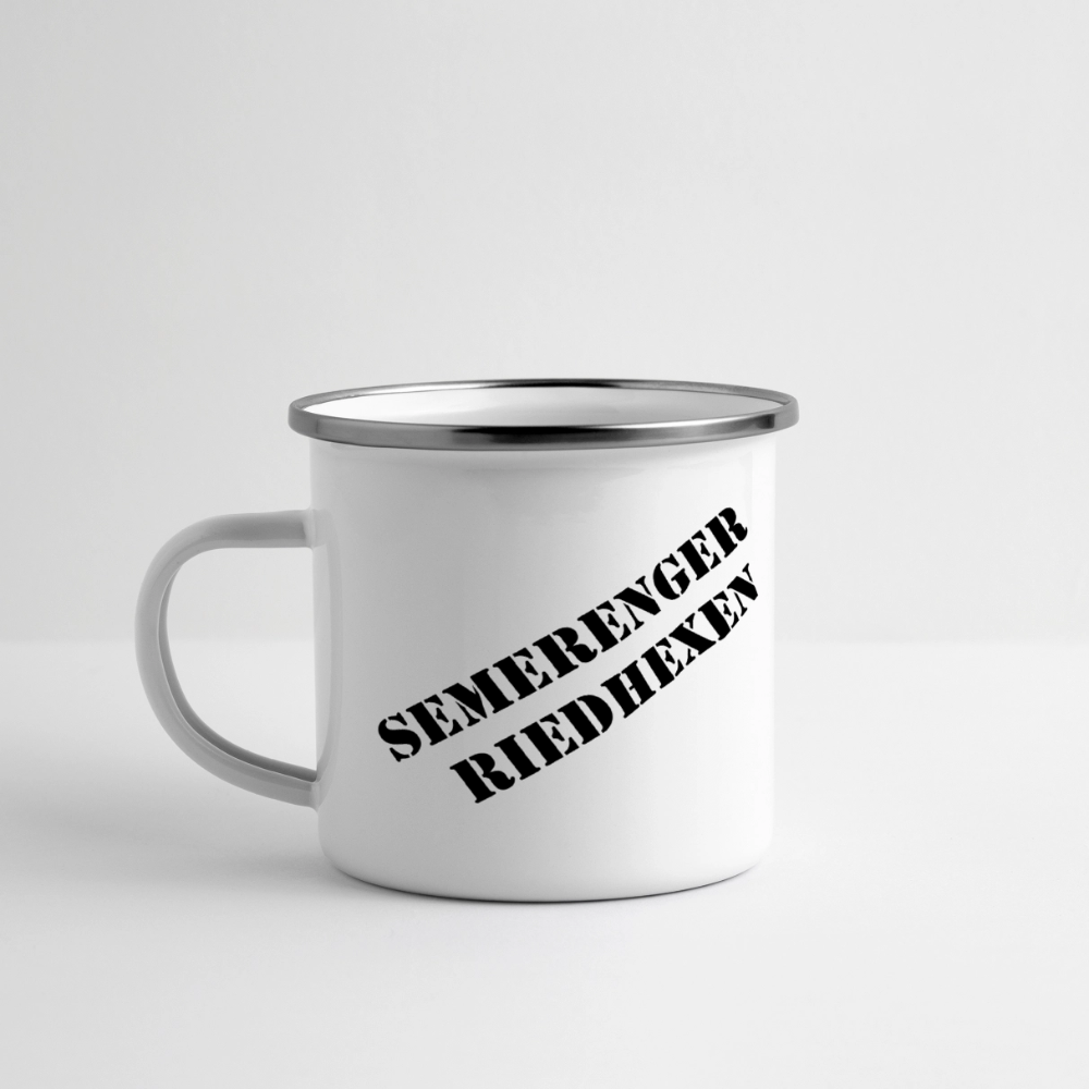 Semerenger Riedhexen Tasse Metall - Weiß
