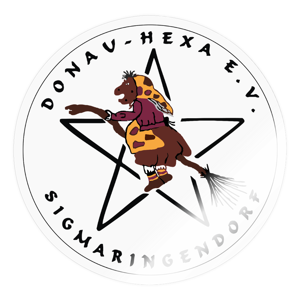 Donauhexa Sticker - Transparent glänzend